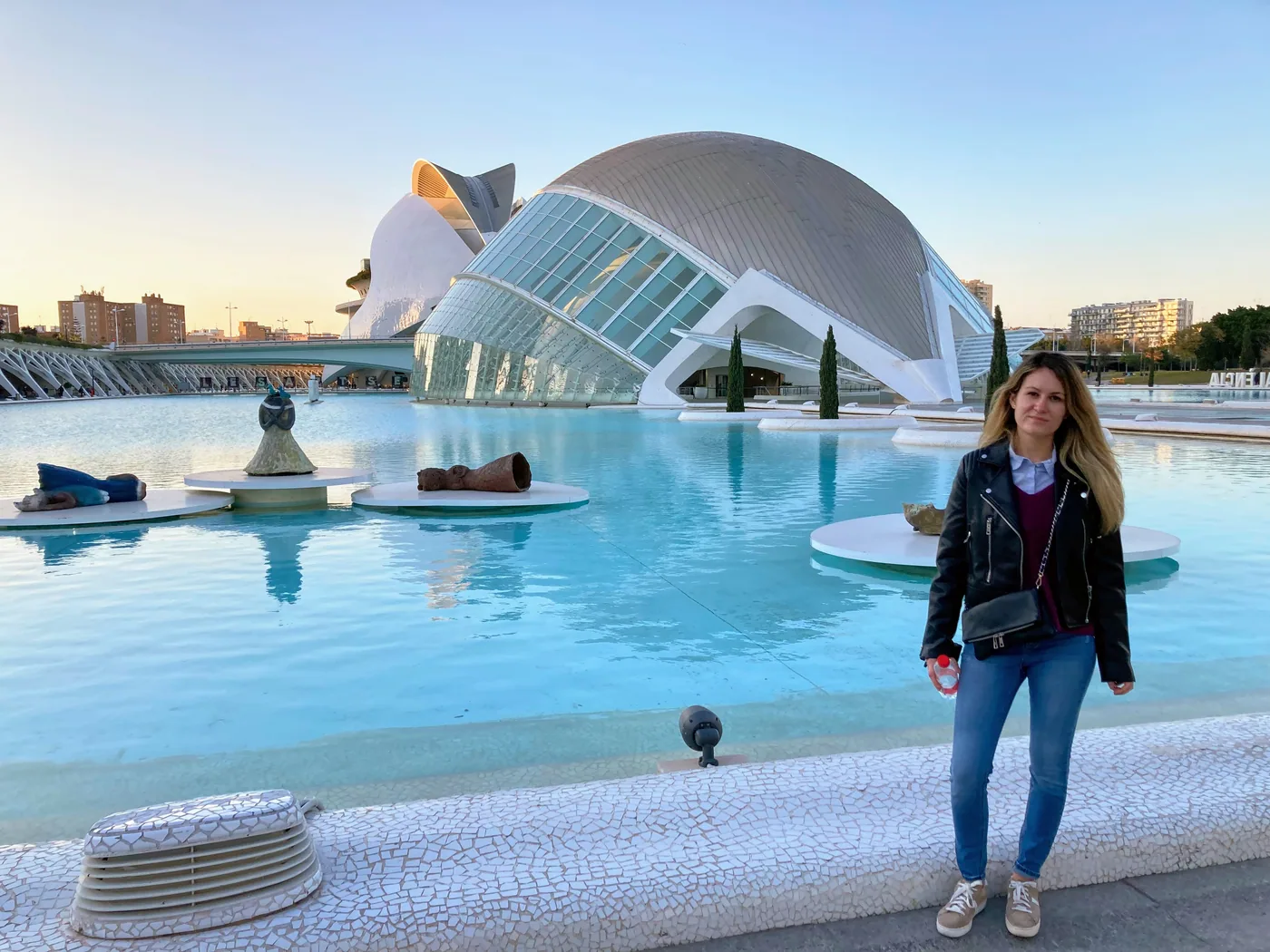 In Valencia by emblematic City of Arts and Sciences