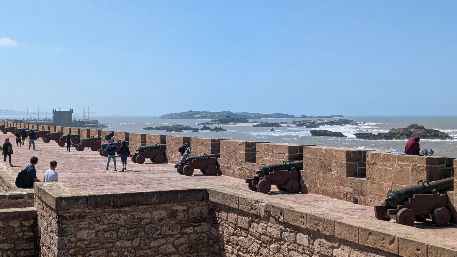 The open ramparts of Skala de la Ville beside the Atlantic in Essaouira