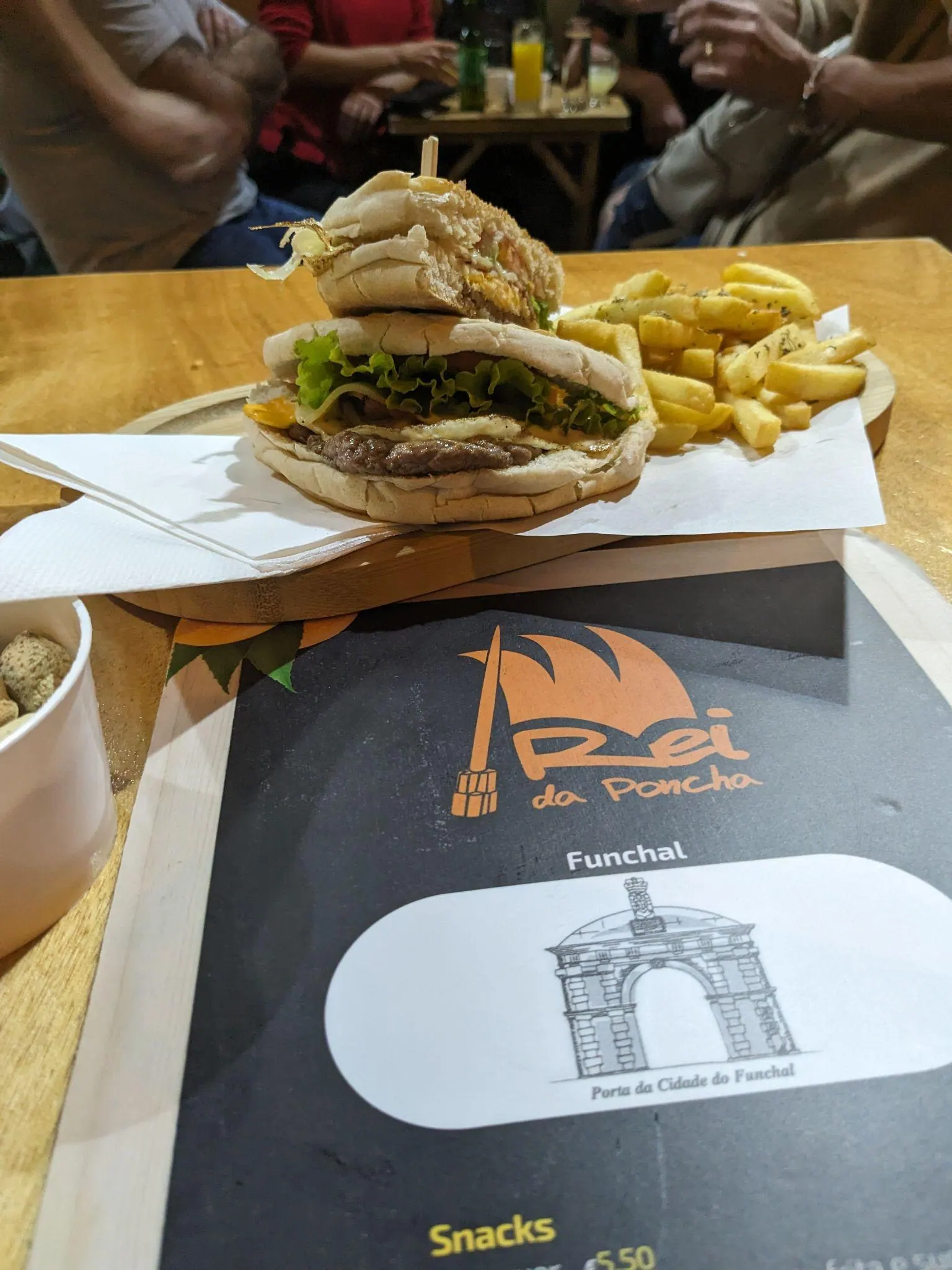 A Madeira sandwich at Rei da Poncha in Funchal