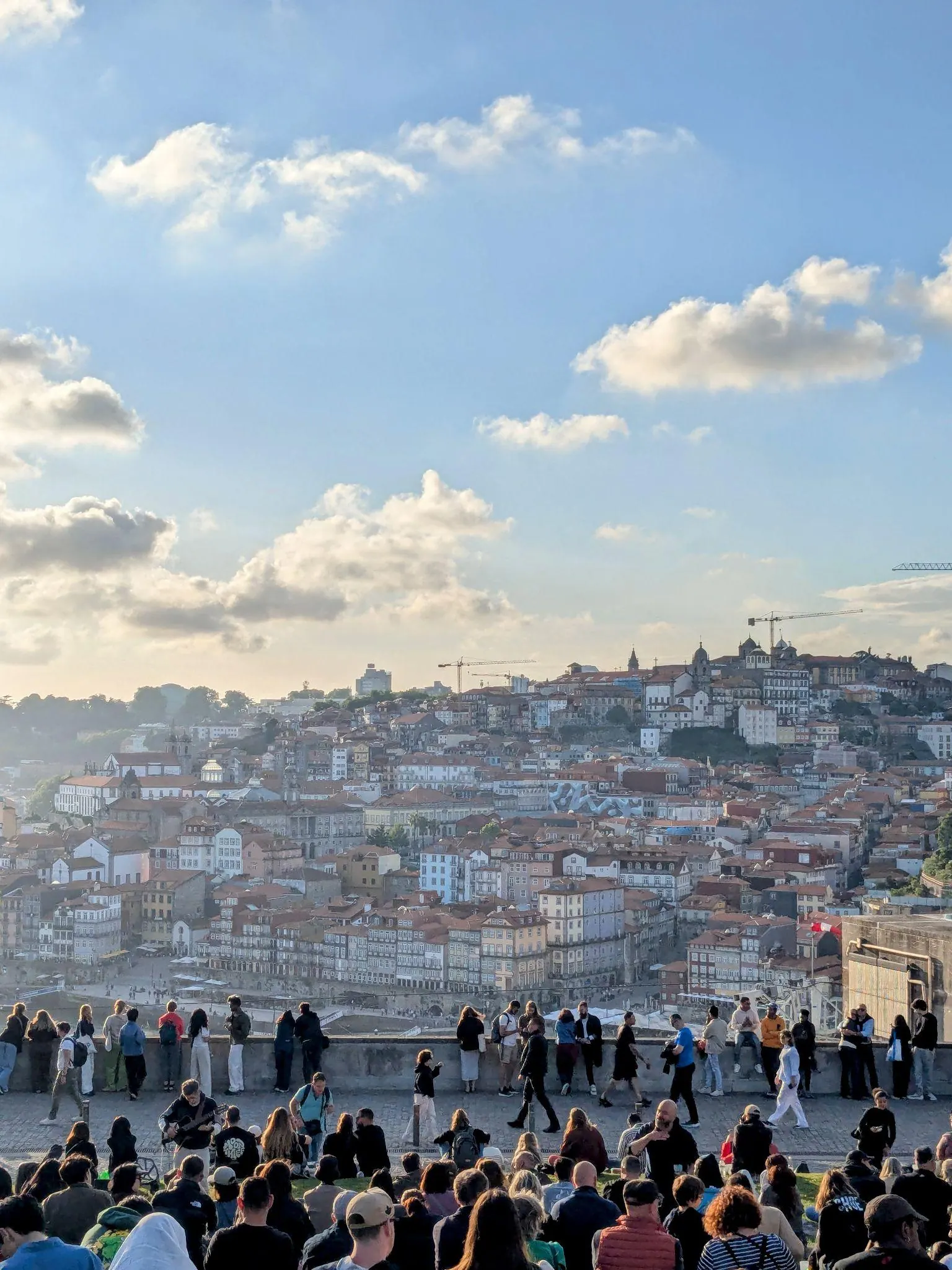 Porto seen from Gaia in soft evening light