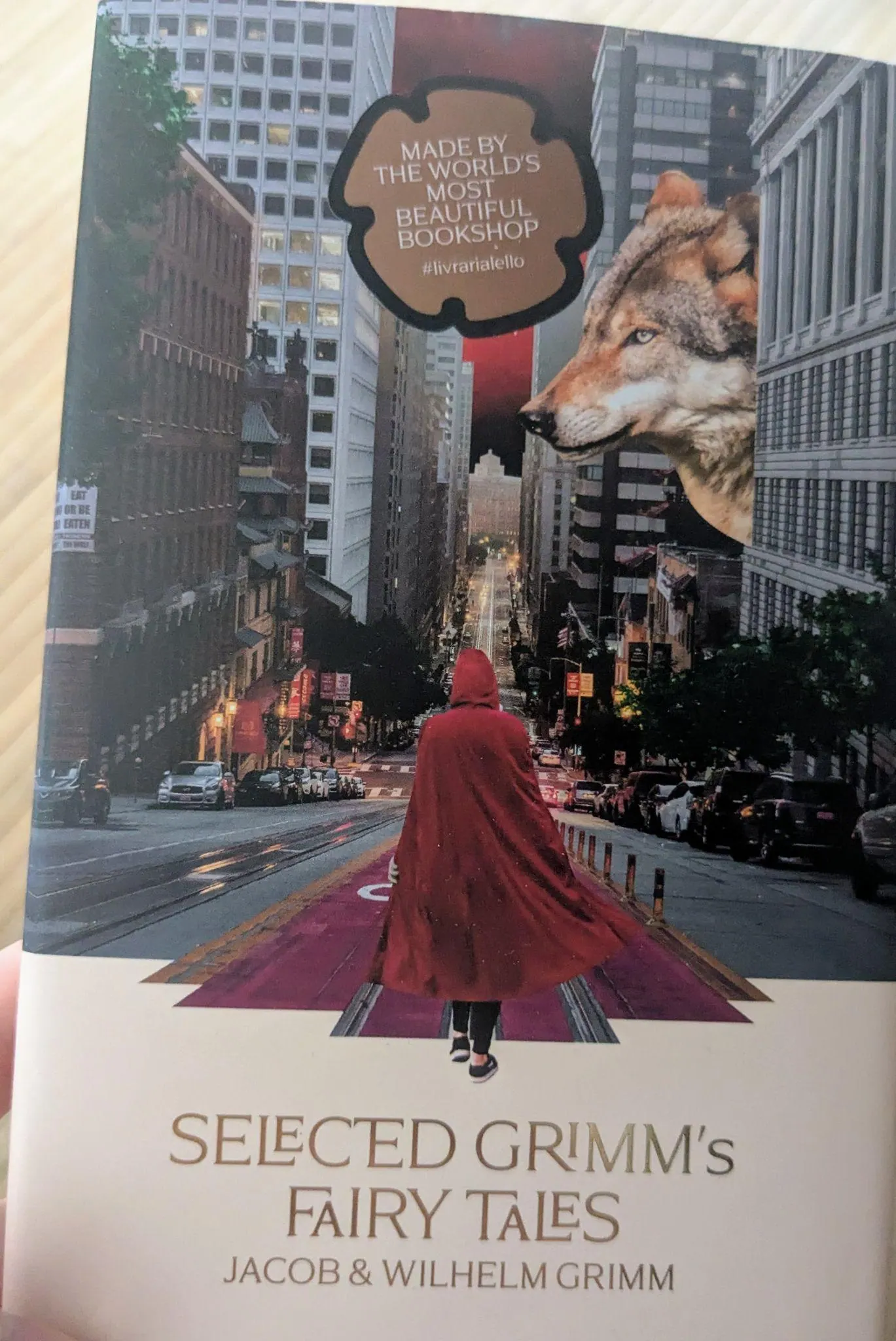 The book bought at Livraria Lello in Porto